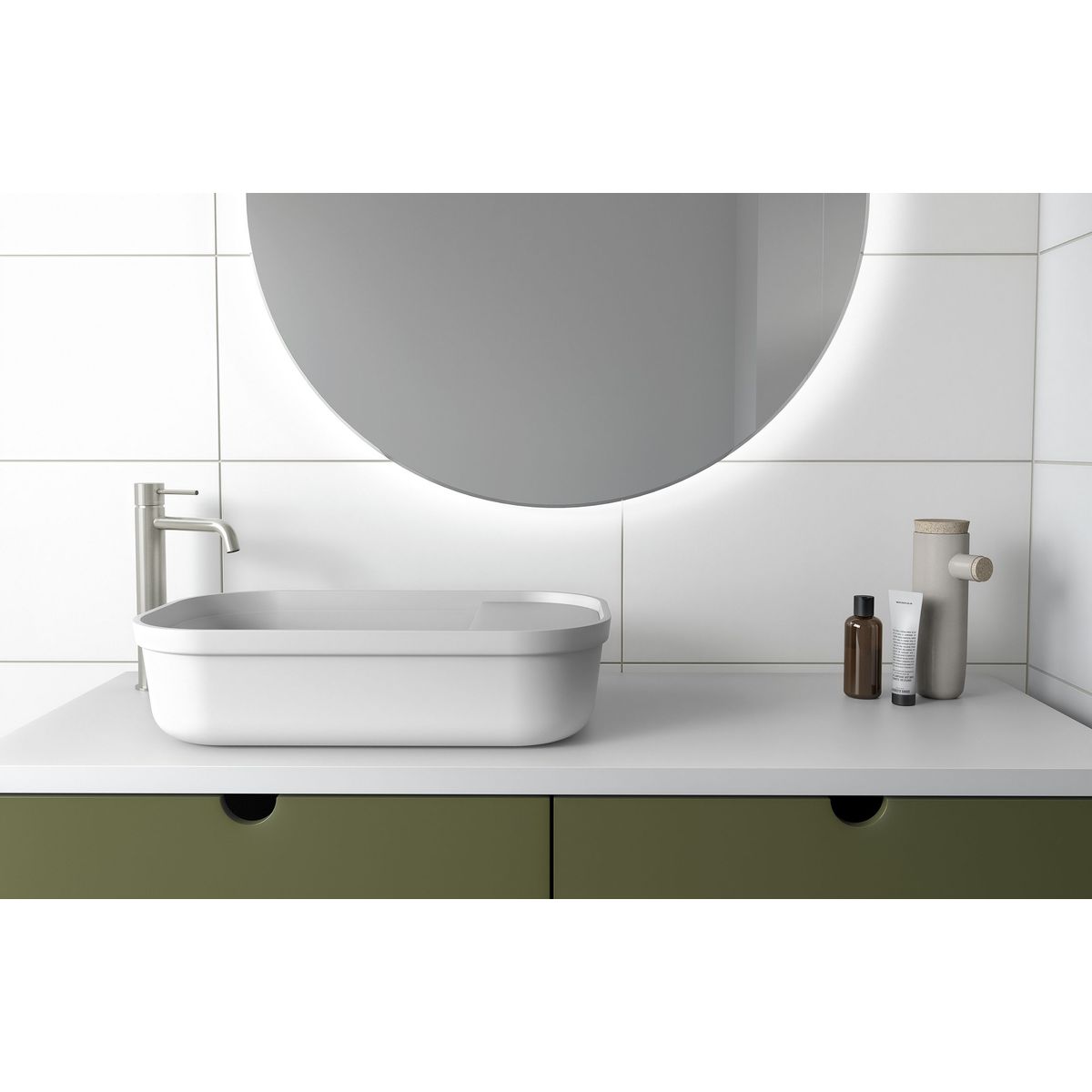 Vivid Ceiling Arm 450mm - Brushed Nickel