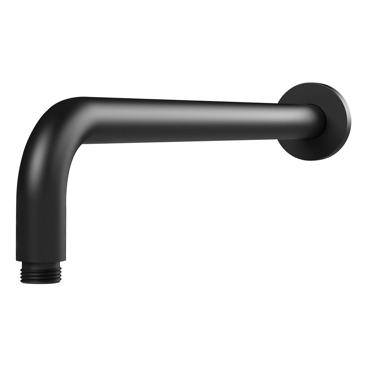 Vivid Shower Arm 400mm Round - Matte Black