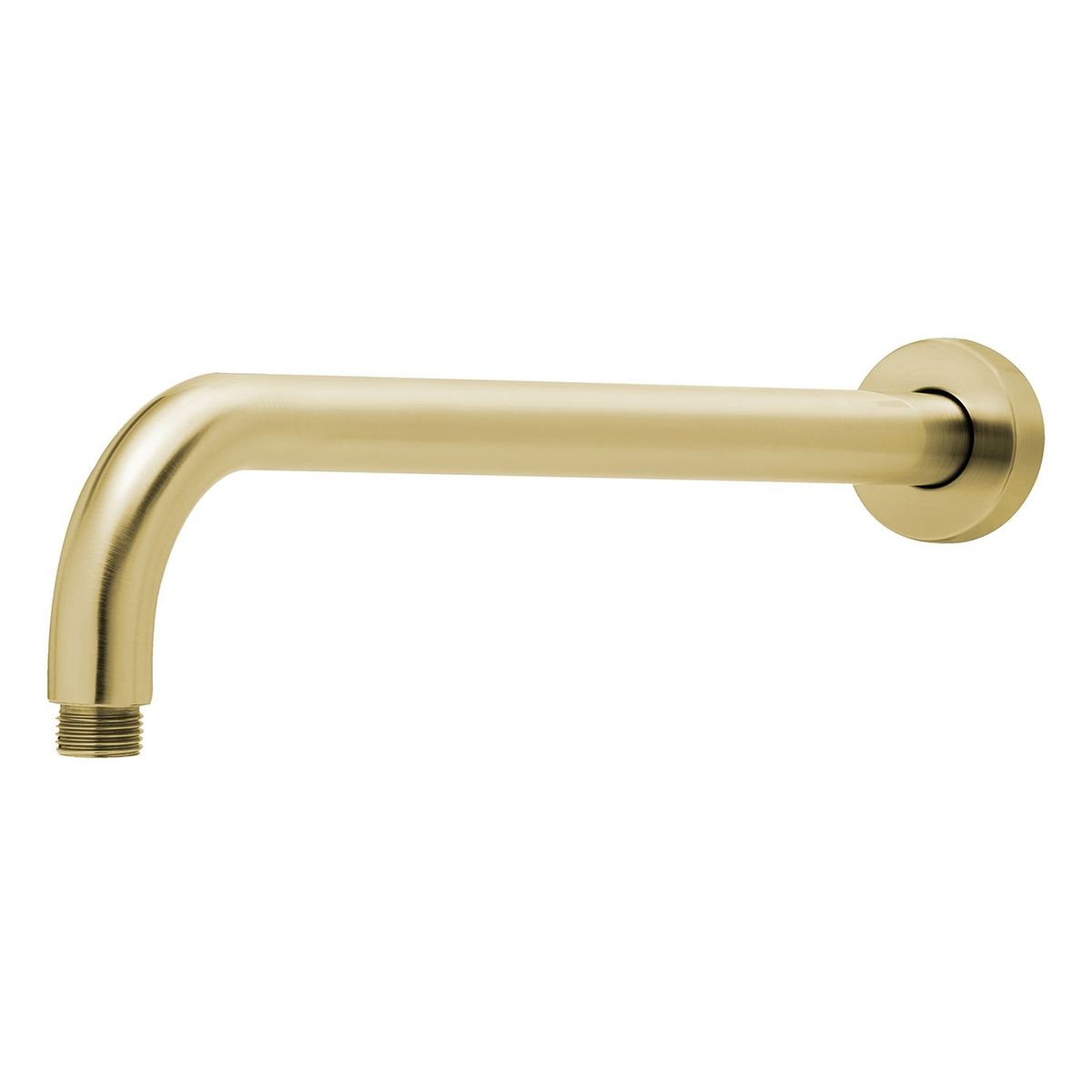 Vivid Shower Arm 400mm Round - Brushed Gold