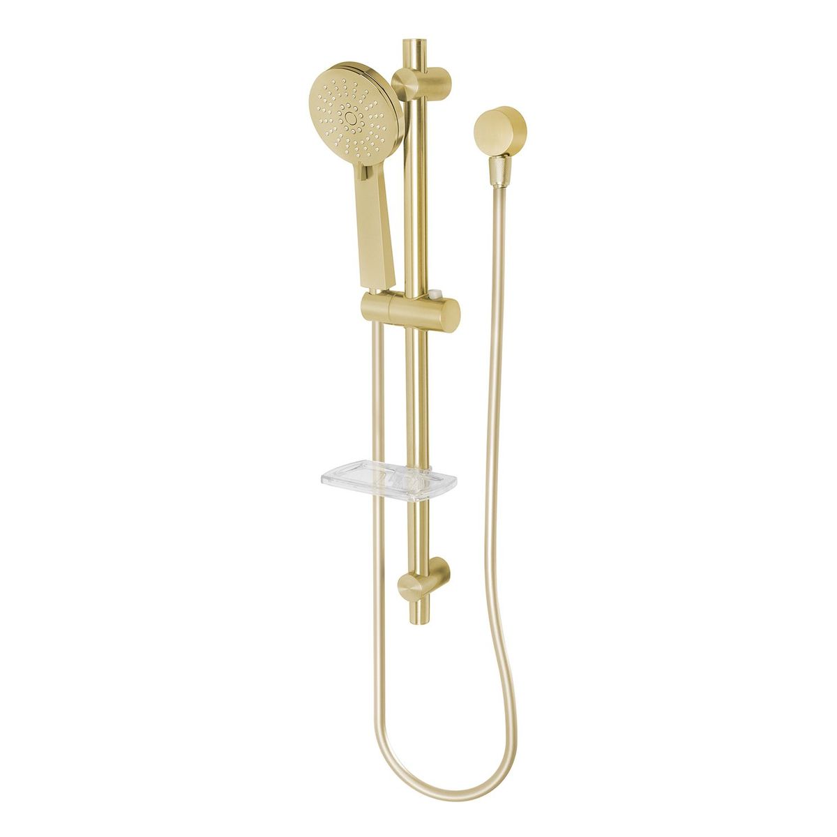 Vivid Rail Shower - Brushed Gold