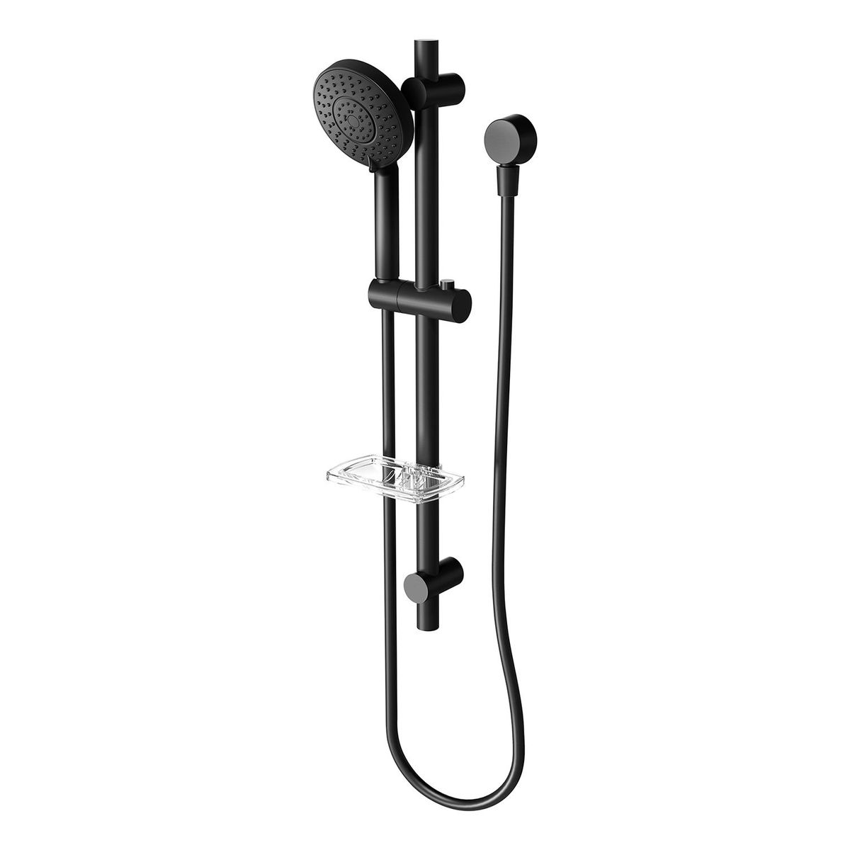 Vivid Rail Shower - Matte Black