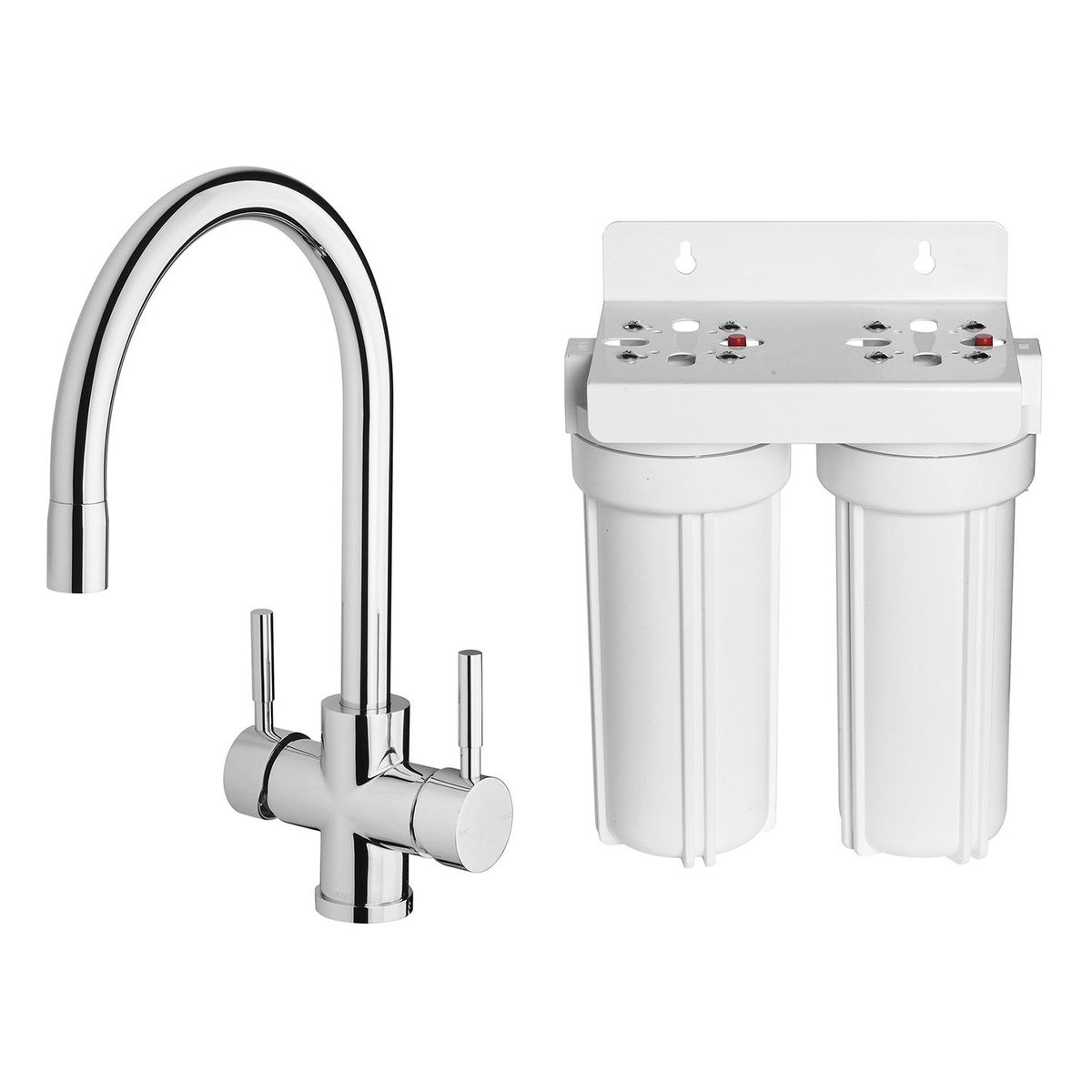 Vivid Filtered Sink Mixer 220mm Gooseneck with Filters