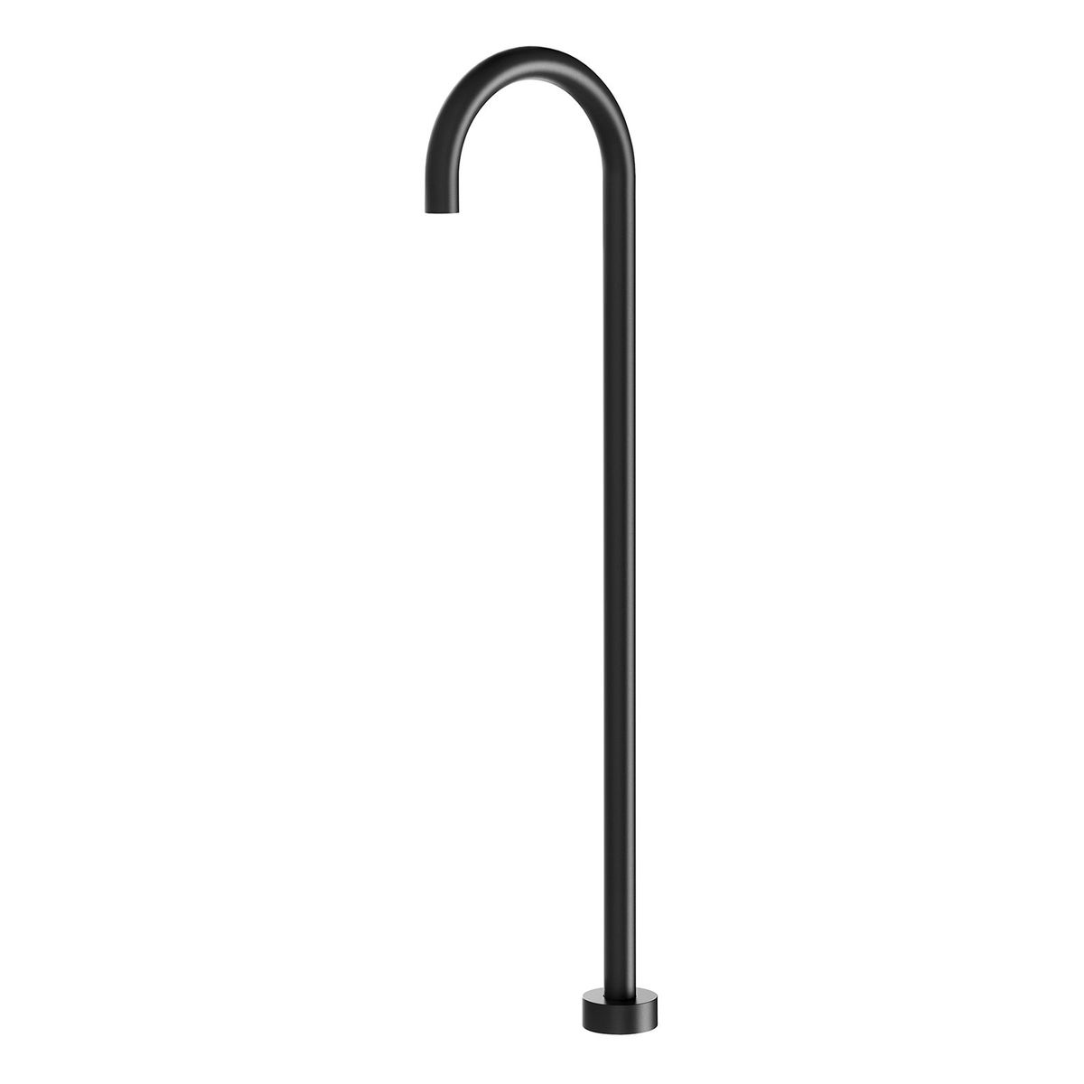 Vivid Floor Mounted Bath Outlet 940mm - Matte Black