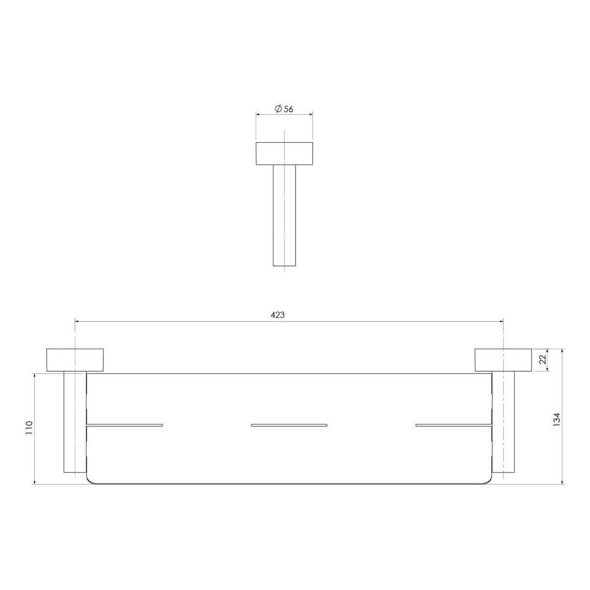 Vivid Metal Shelf