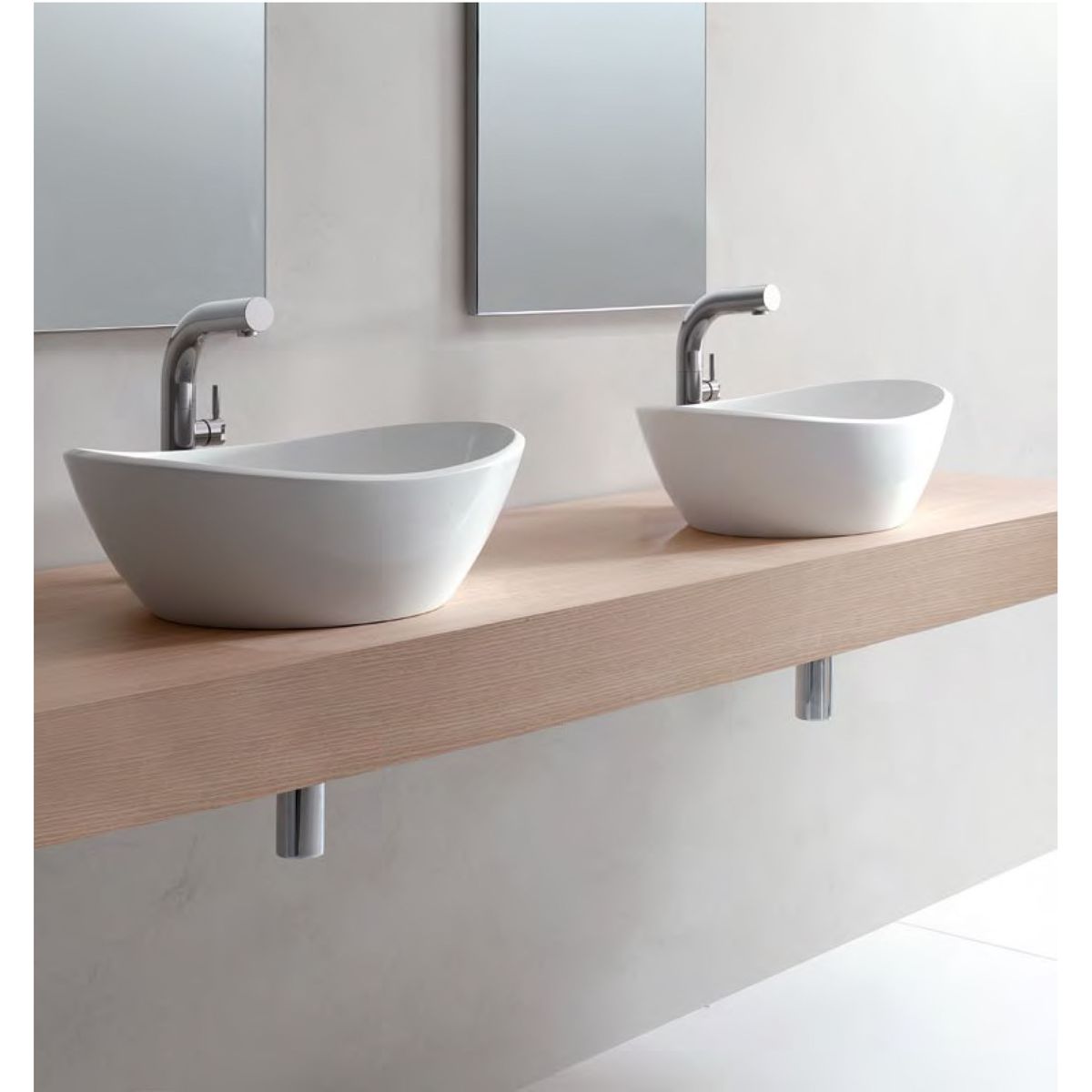 Victoria + Albert Amalfi 55 Basin, Matte White