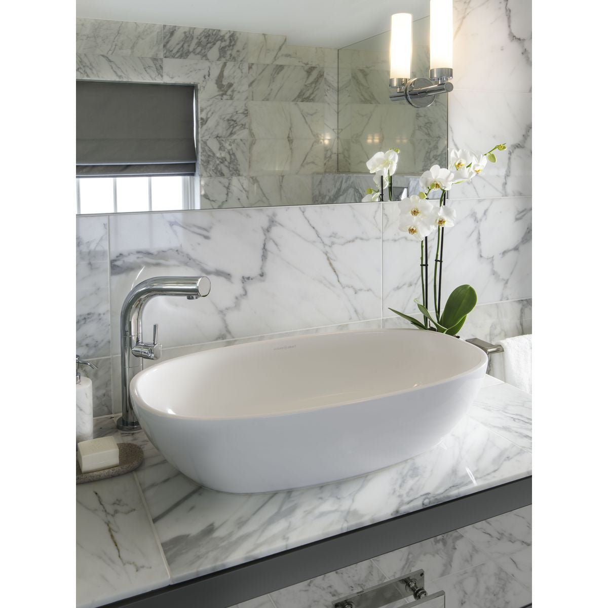 Victoria + Albert Barcelona 64 Basin, Gloss White