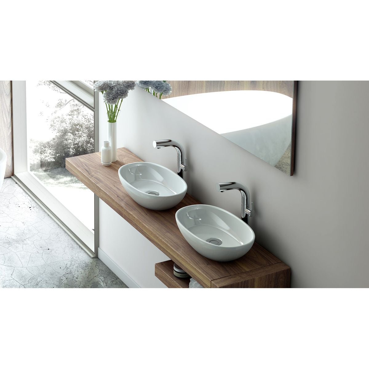 Victoria + Albert Barcelona 64 Basin, Gloss White
