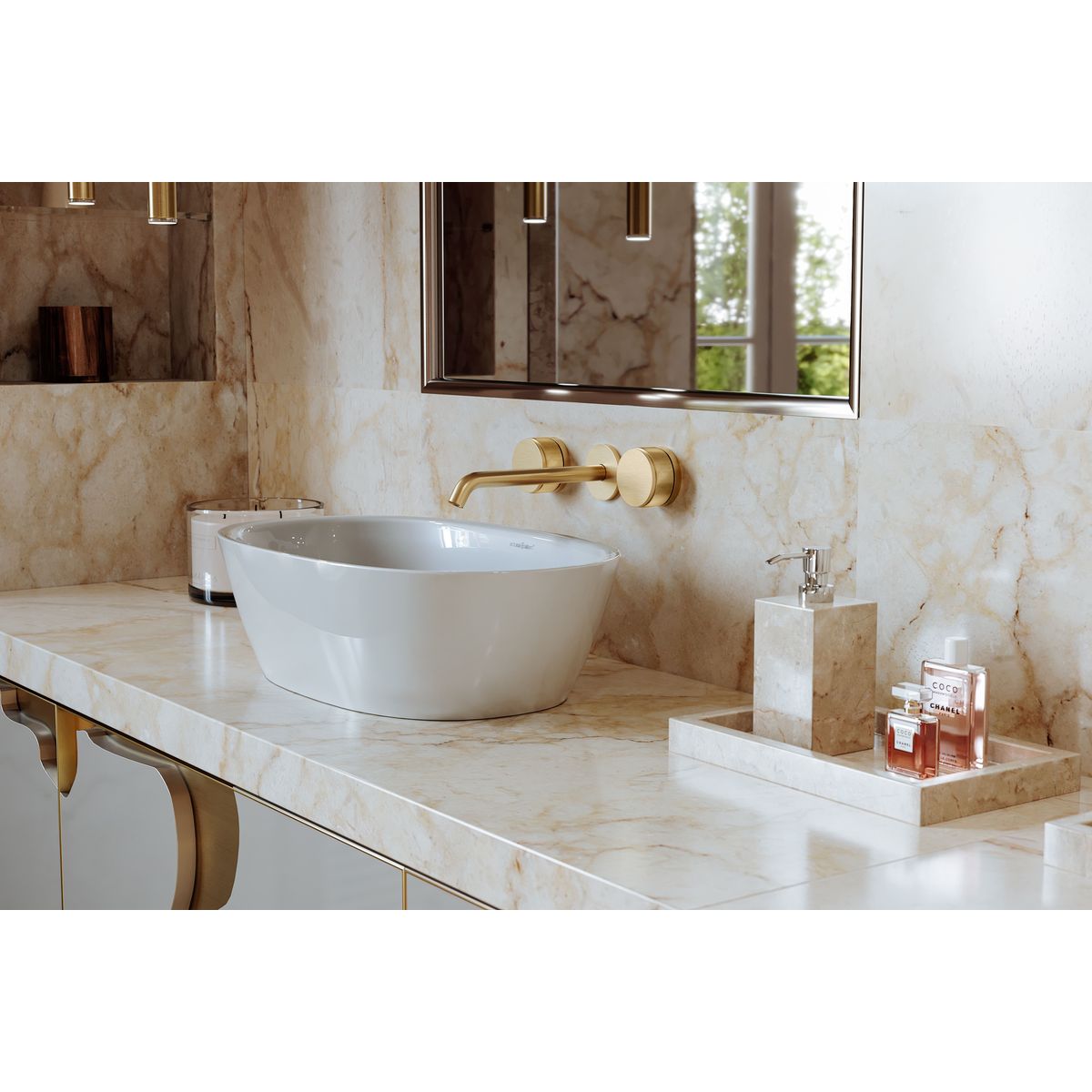 Victoria + Albert Lussari 55 Basin, Gloss White