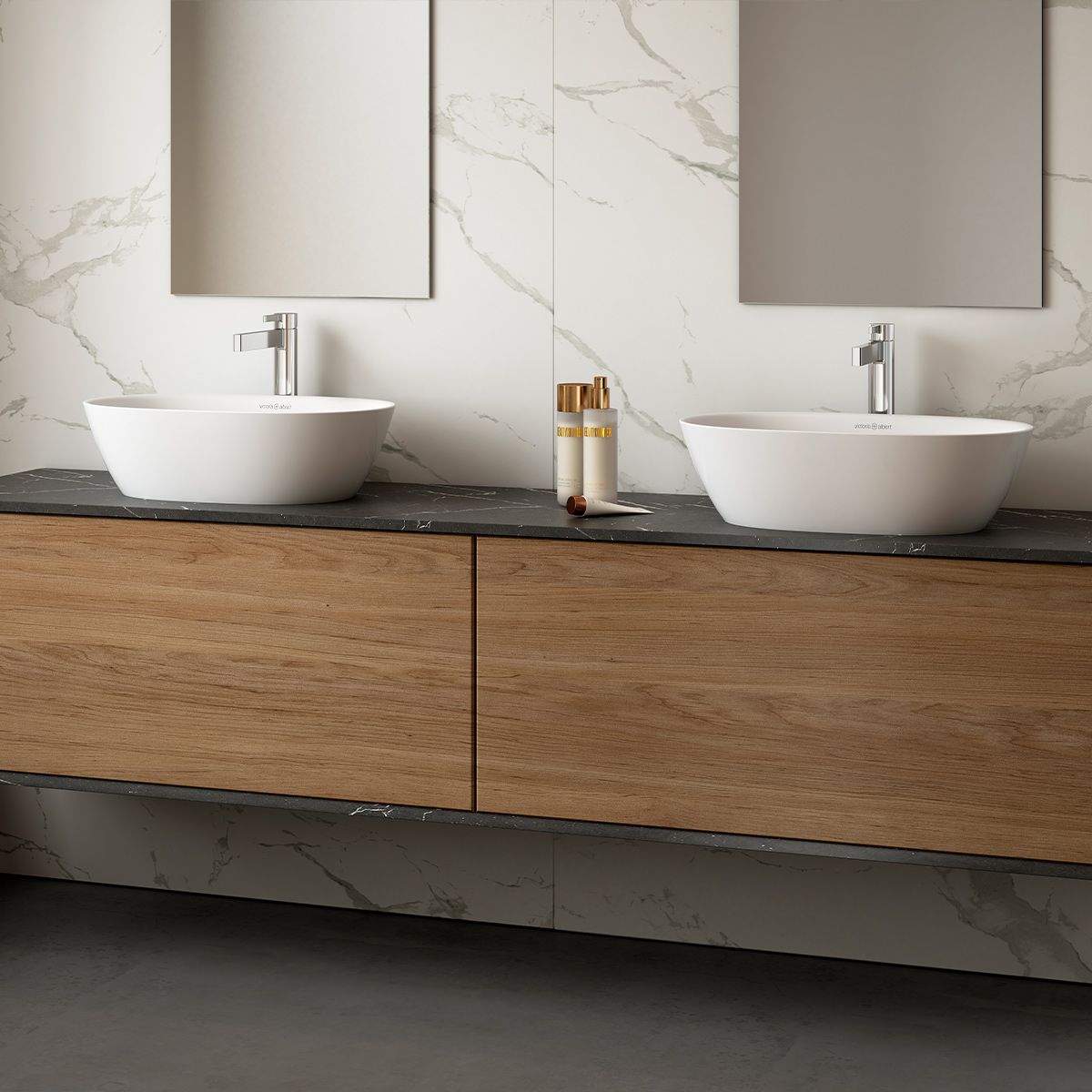 Victoria + Albert Lussari 55 Basin, Matte White