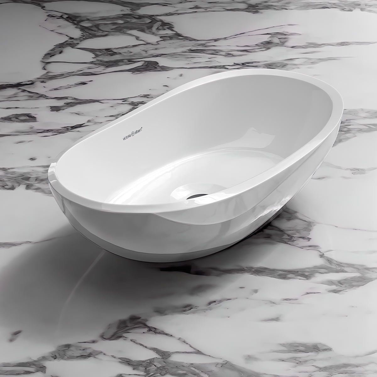 Victoria + Albert Seros 55 Basin, Gloss White