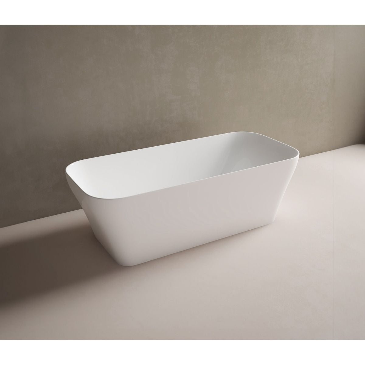 Studio Bagno Verve Freestanding Bath - Semi Gloss White