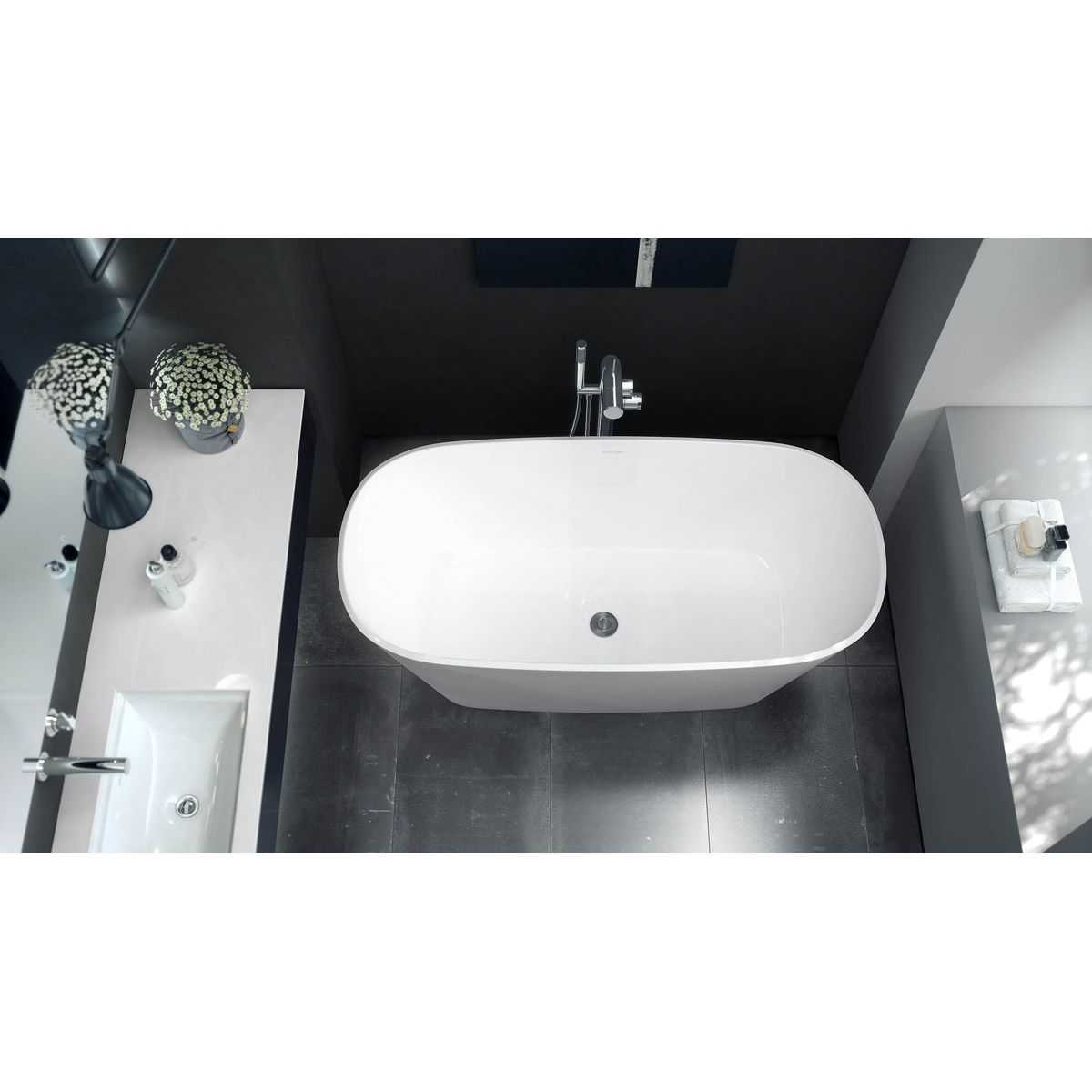 Victoria + Albert Vetralla 1500 Bath, Gloss White