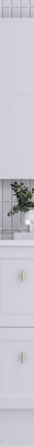 Viesti 1500 Shaker Kicker Cabinet Only Satin White