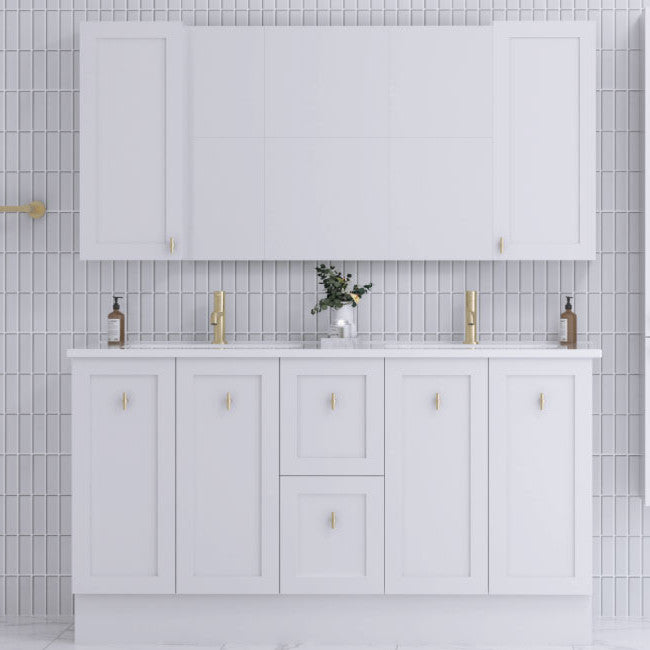 Viesti 1500 Shaker Kicker Cabinet Only Satin White