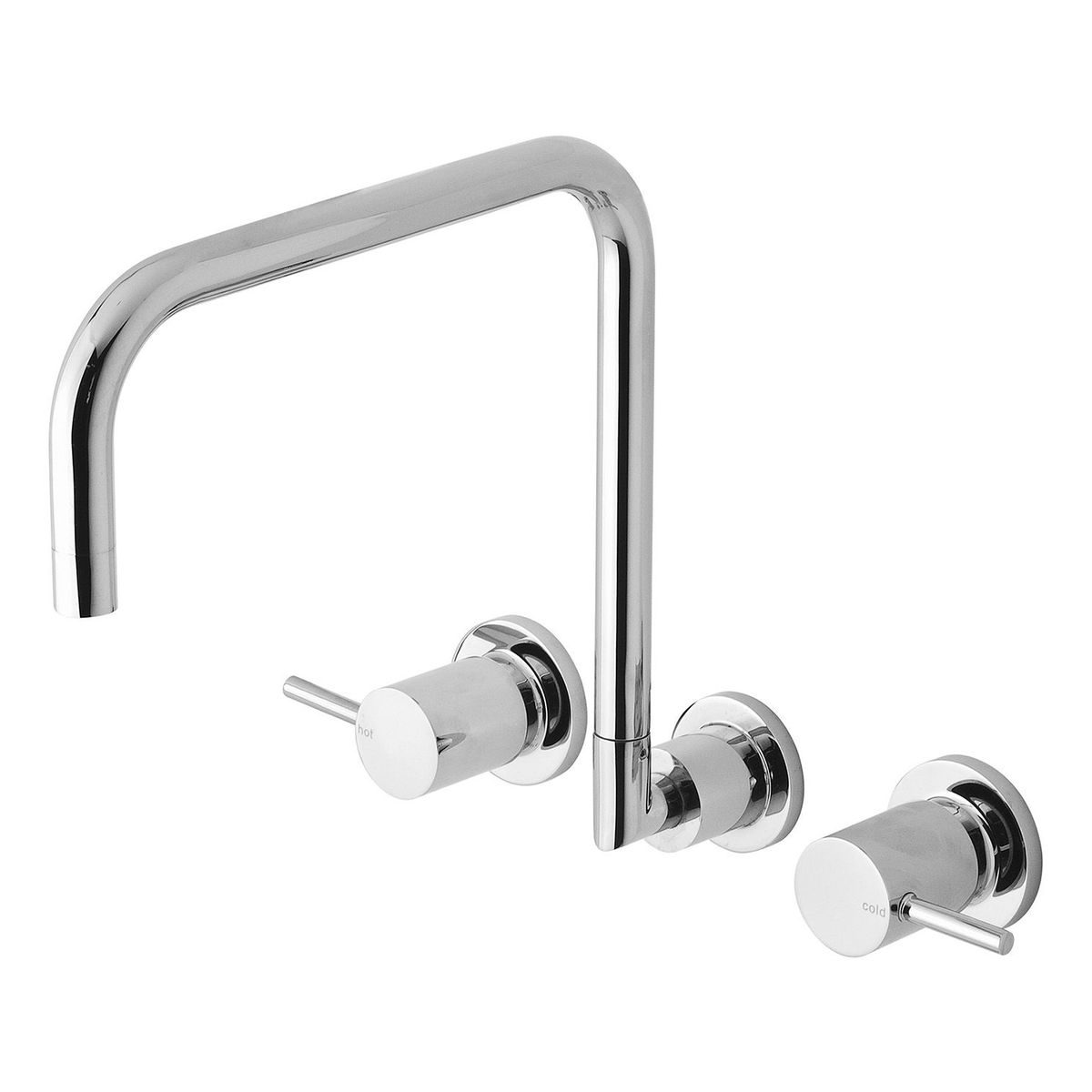 Vivid Pin Lever Wall Sink Set Squareline