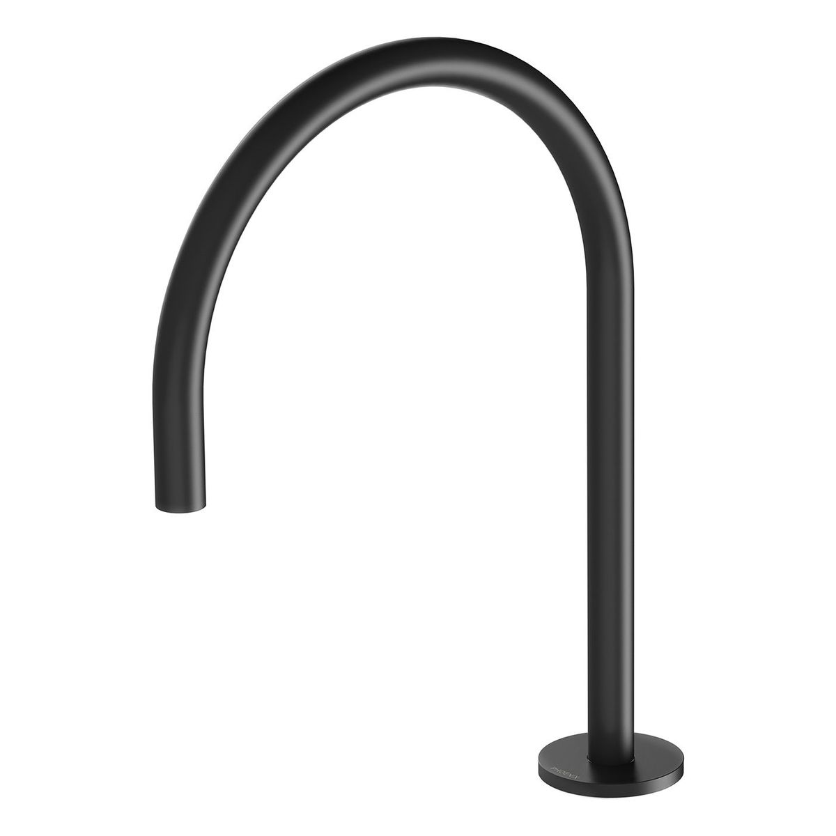 Vivid Slimline Hob Sink Outlet 220mm Gooseneck - Matte Black
