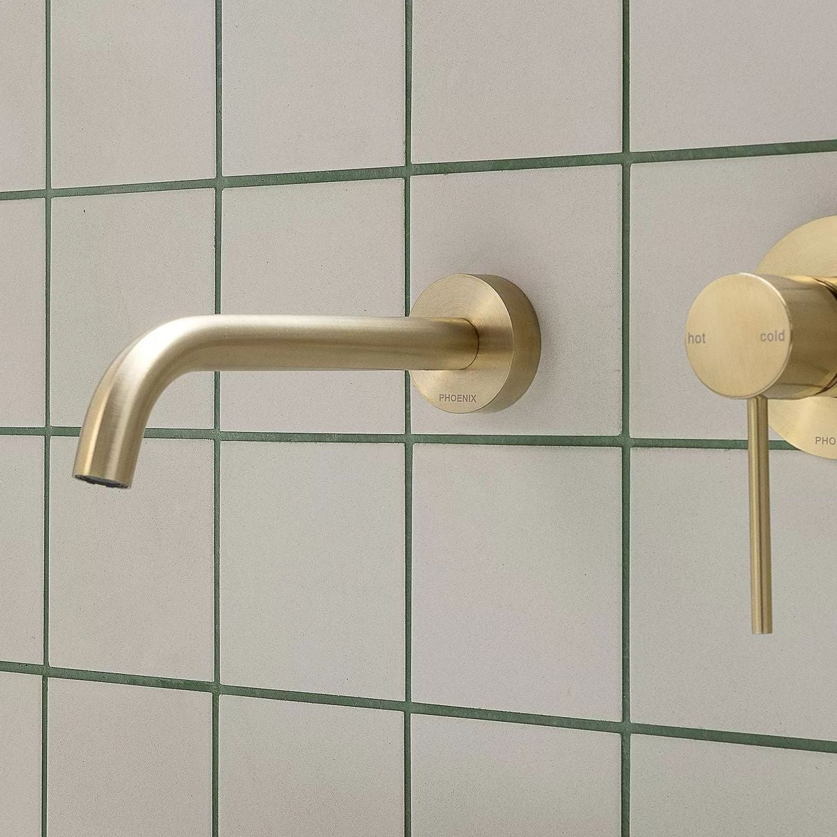 Vivid Slimline SwitchMix Shower/Wall Mixer, Brushed Gold