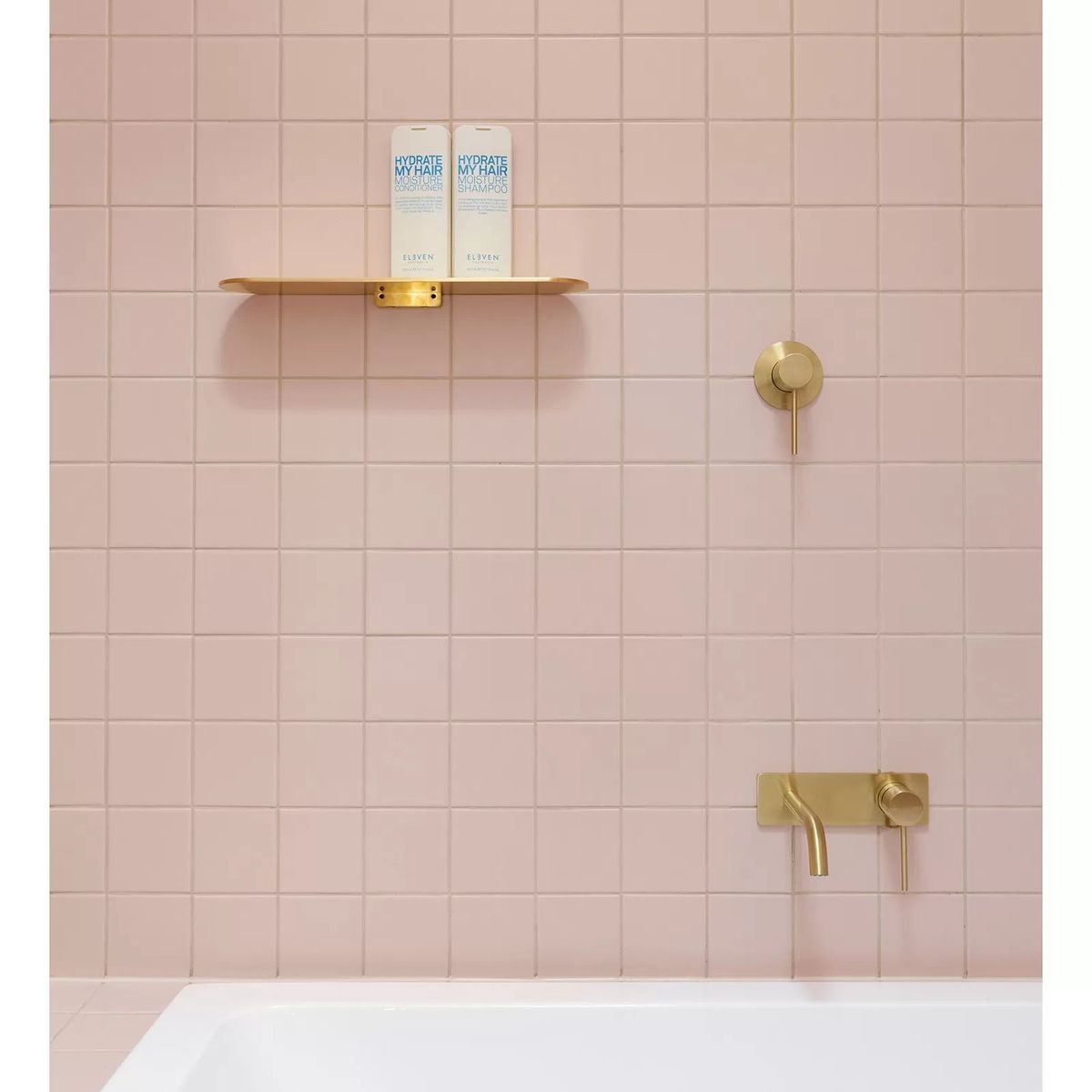 Vivid Slimline SwitchMix Shower/Wall Mixer, Brushed Gold