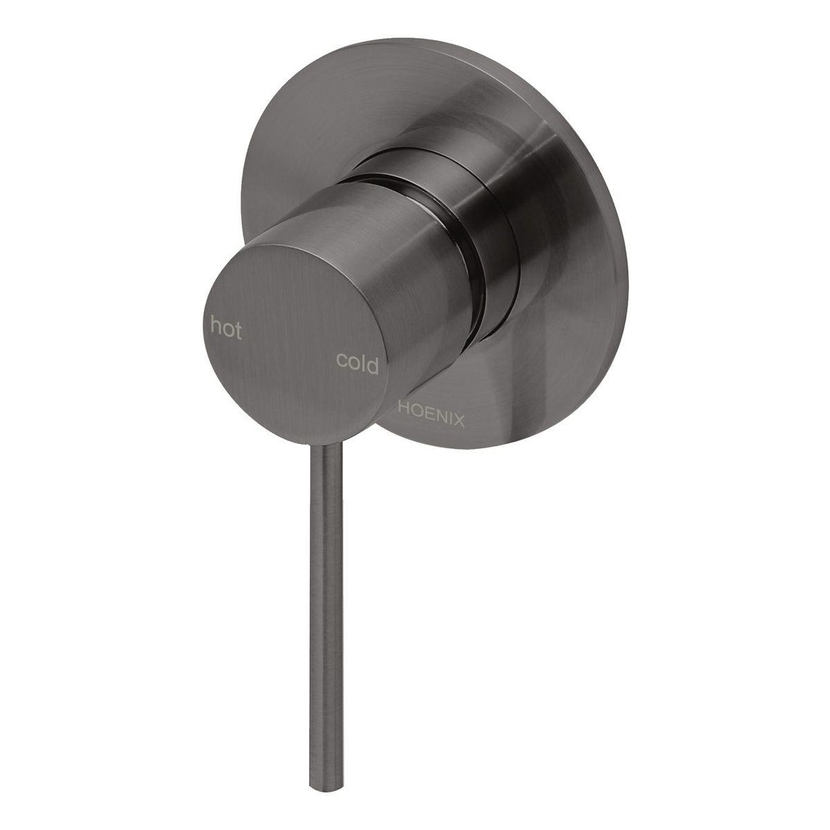 Vivid Slimline SwitchMix Shower / Wall Mixer Fit-Off Kit - Brushed Carbon, Lead Free