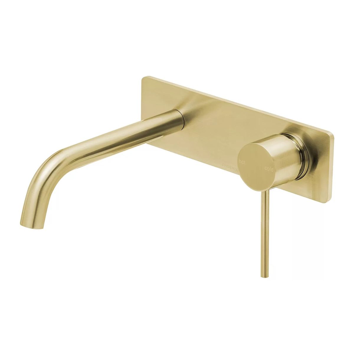 Vivid Slimline SwitchMix Wall Basin/Bath Mixer Set 180mm, Brushed Gold - Lead Free