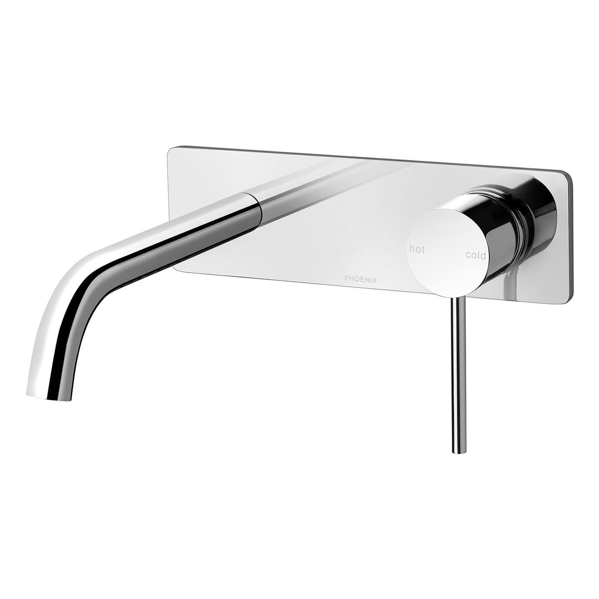 Vivid Slimline SwitchMix Wall Basin / Bath Mixer Set 180mm Fit-Off Kit, Lead Free - Chrome