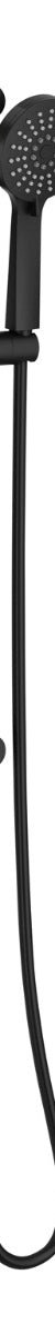 Vivid Slimline Water Through Rail Hand Shower - Matte Black
