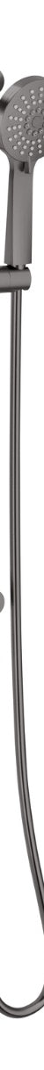 Vivid Slimline Water Through Rail Hand Shower - Brushed Carbon