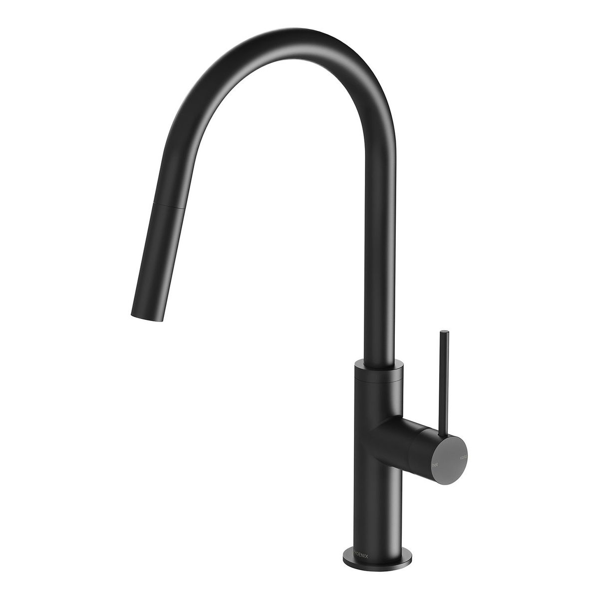 Vivid Slimline Pull Out Sink Mixer - Matte Black,  Lead Free