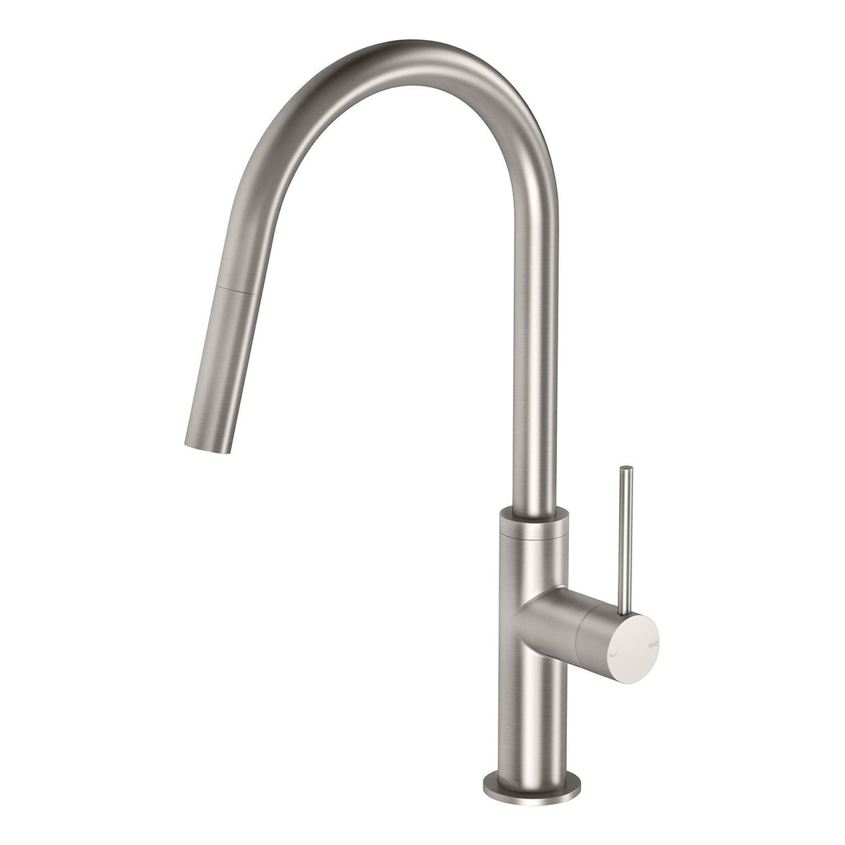 Vivid Slimline Pull Out Sink Mixer - Brushed Nickel, Lead Free