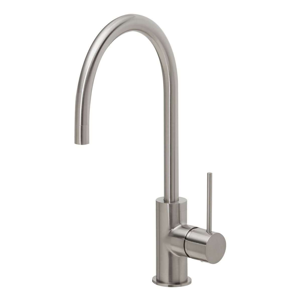 Vivid Slimline Sink Mixer 220mm Gooseneck, Lead Free - Brushed Nickel