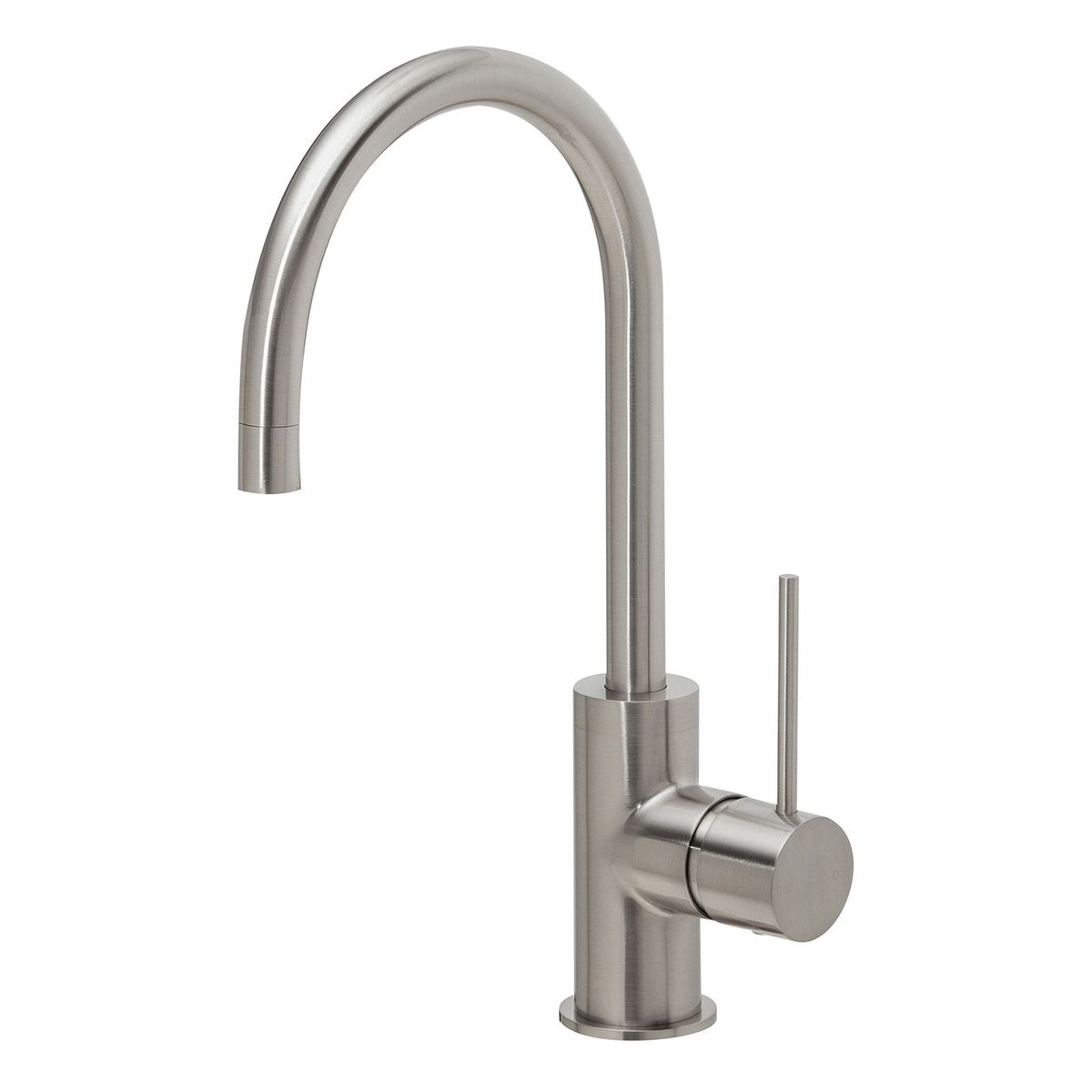 Vivid Slimline Sink Mixer 160mm Gooseneck - Brushed Nickel