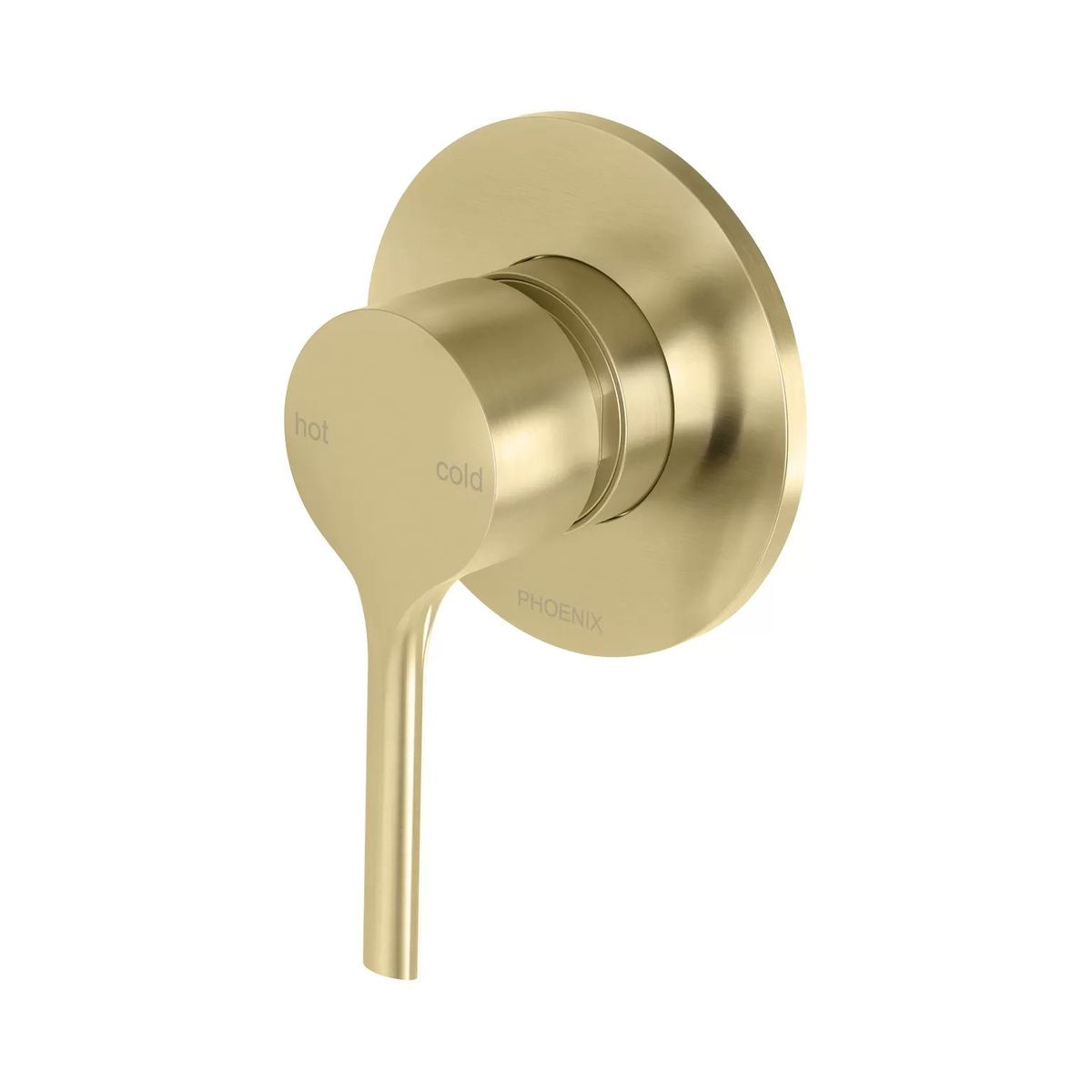 Vivid Slimline Oval SwitchMix Shower/Wall Mixer, Brushed Gold, Lead Free