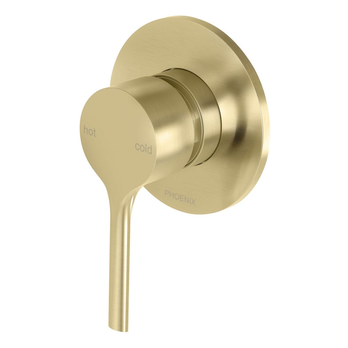 Vivid Slimline Oval SwitchMix Shower / Wall Mixer Fit-Off Kit - Brushed Gold