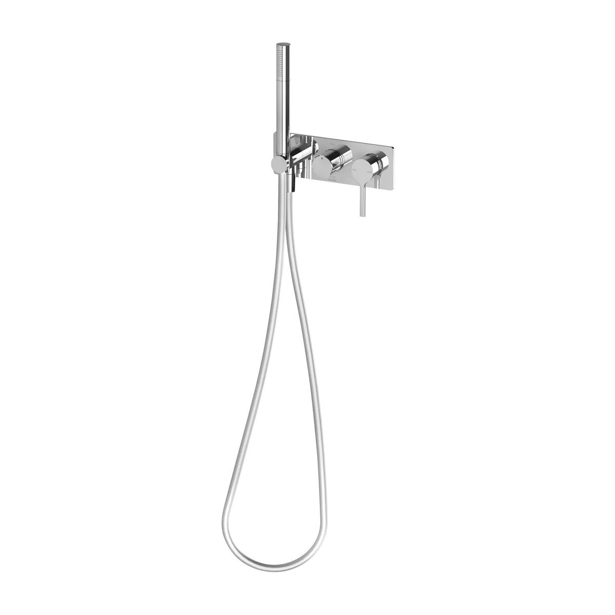 Vivid Slimline Oval Wall Shower System, Chrome