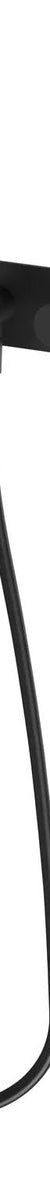 Vivid Slimline Oval Wall Shower System, Matte Black