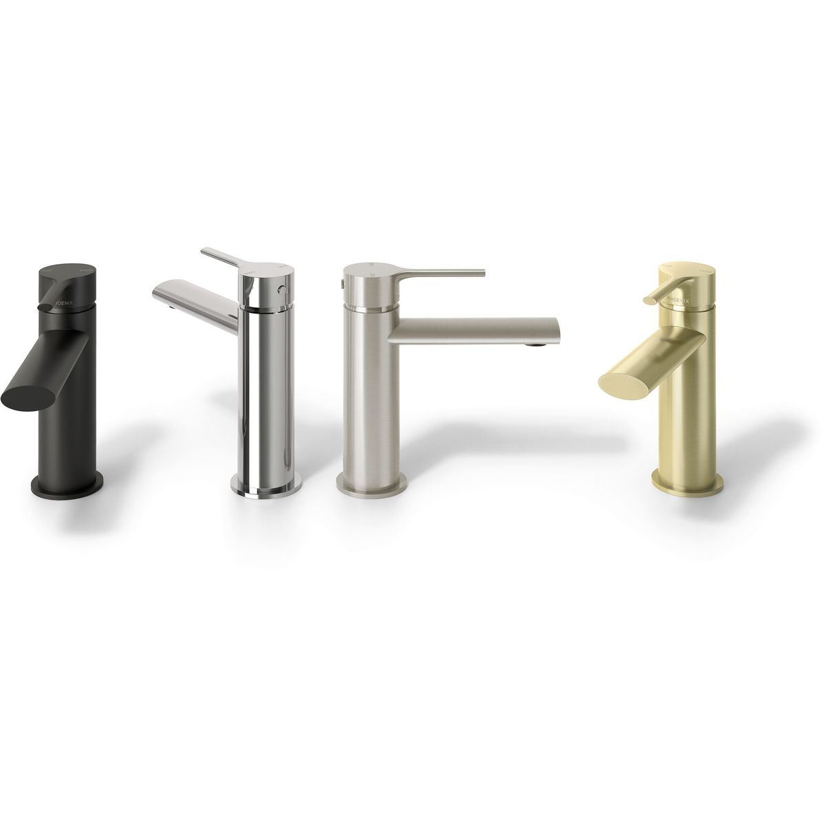 Vivid Slimline Oval Basin Mixer - Brushed Gold