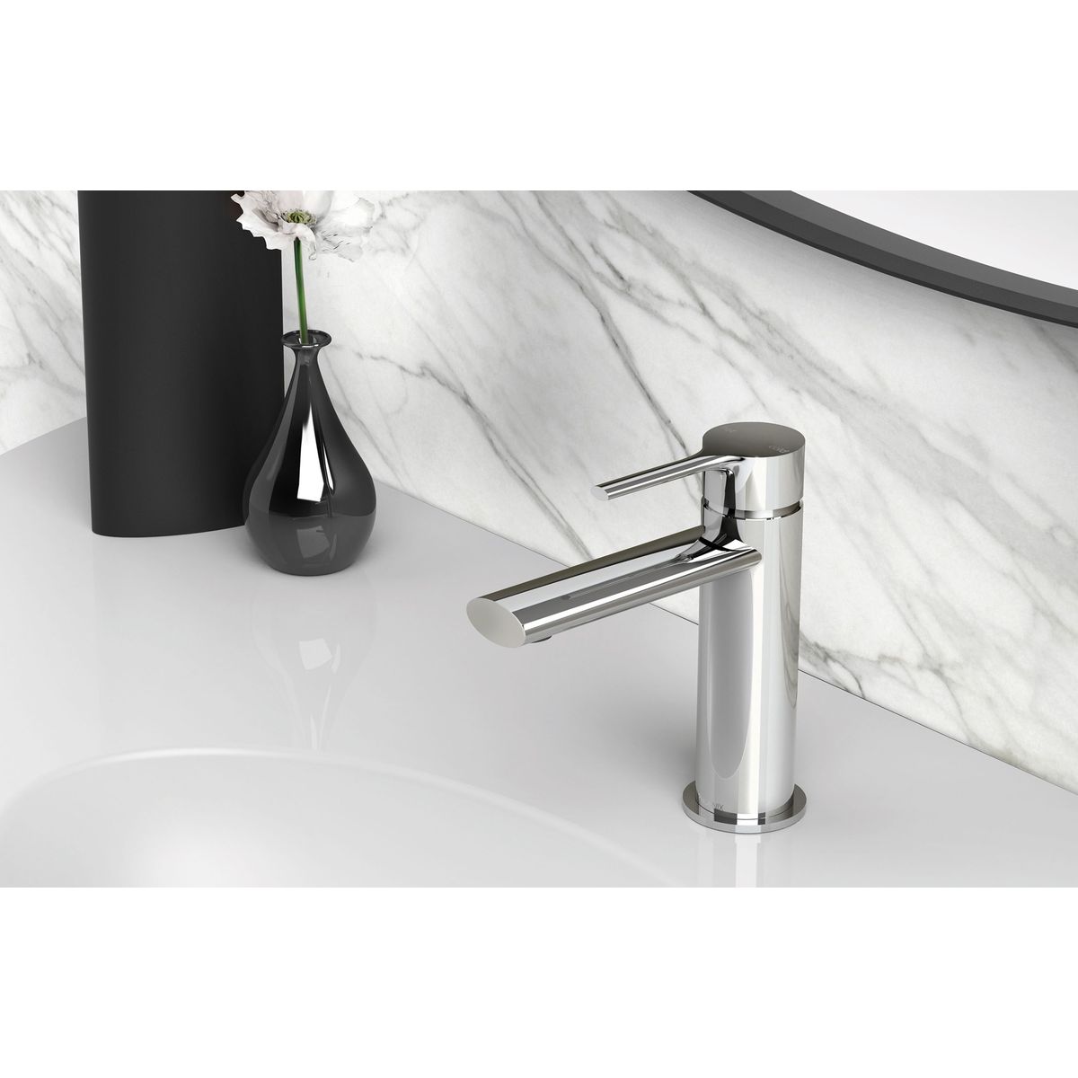 Vivid Slimline Oval Basin Mixer - Chrome