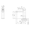 Vivid Slimline Oval Basin Mixer - Chrome