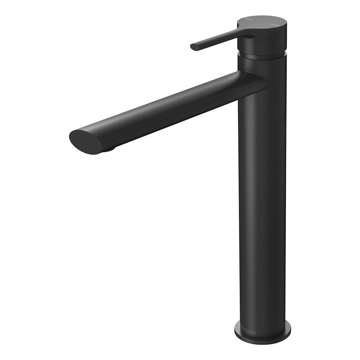 Vivid Slimline Oval Vessel Mixer - Matte Black