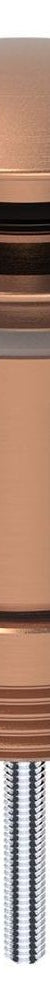 Universal Pop-Up/ Pull-Out Basin Waste - Brushed Copper