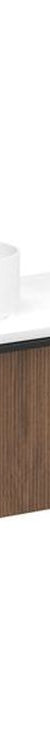 Waverley 1500mm Prime Oak Woodmatt Wall Hung Cabinet, Double Bowl