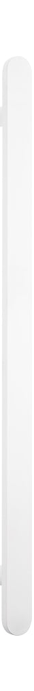 Radiant Heated Vertical Flat Bar Towel Rail 50 x 930mm - Matte White