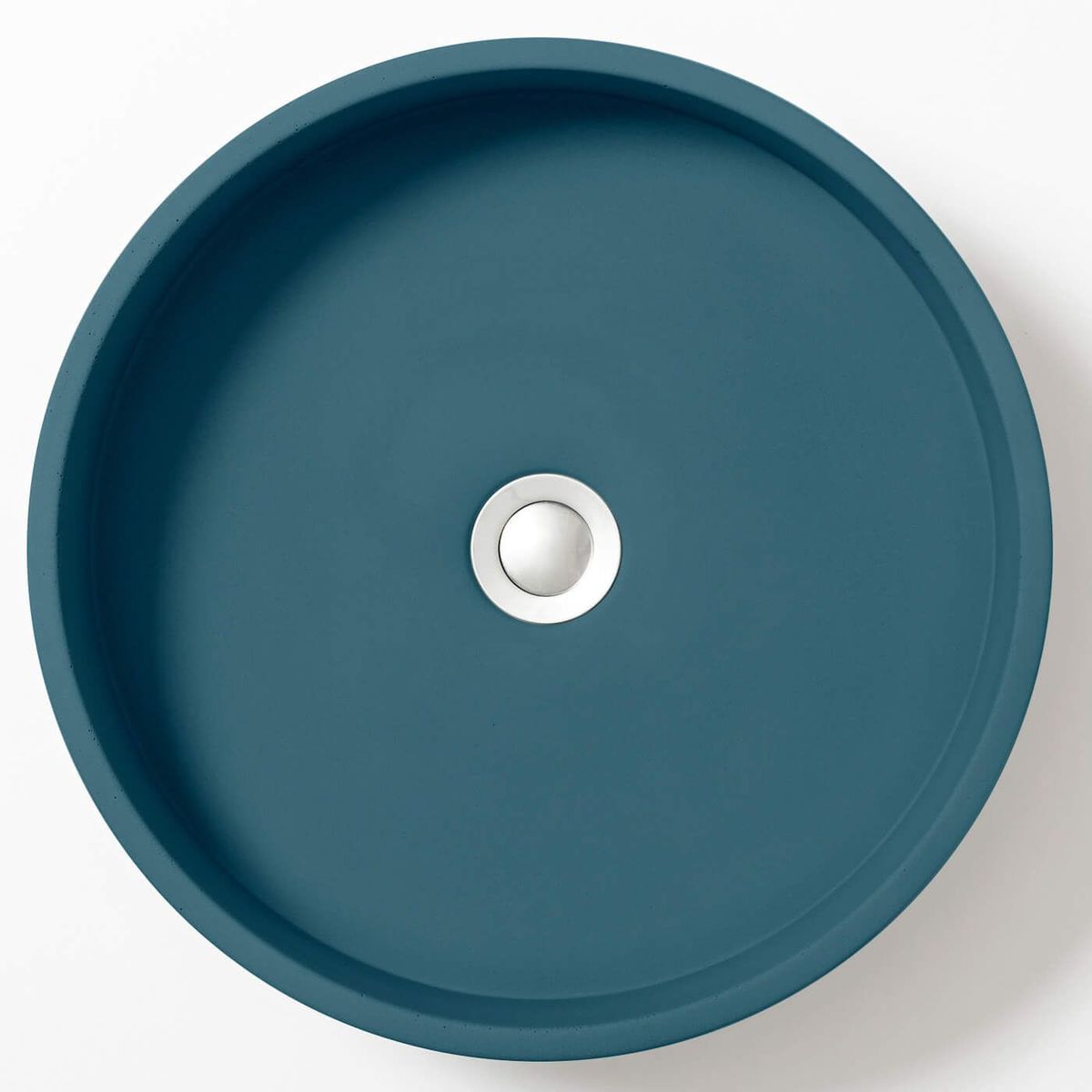 Wirli Cylinder Concrete Wall Mount Basin - Ocean