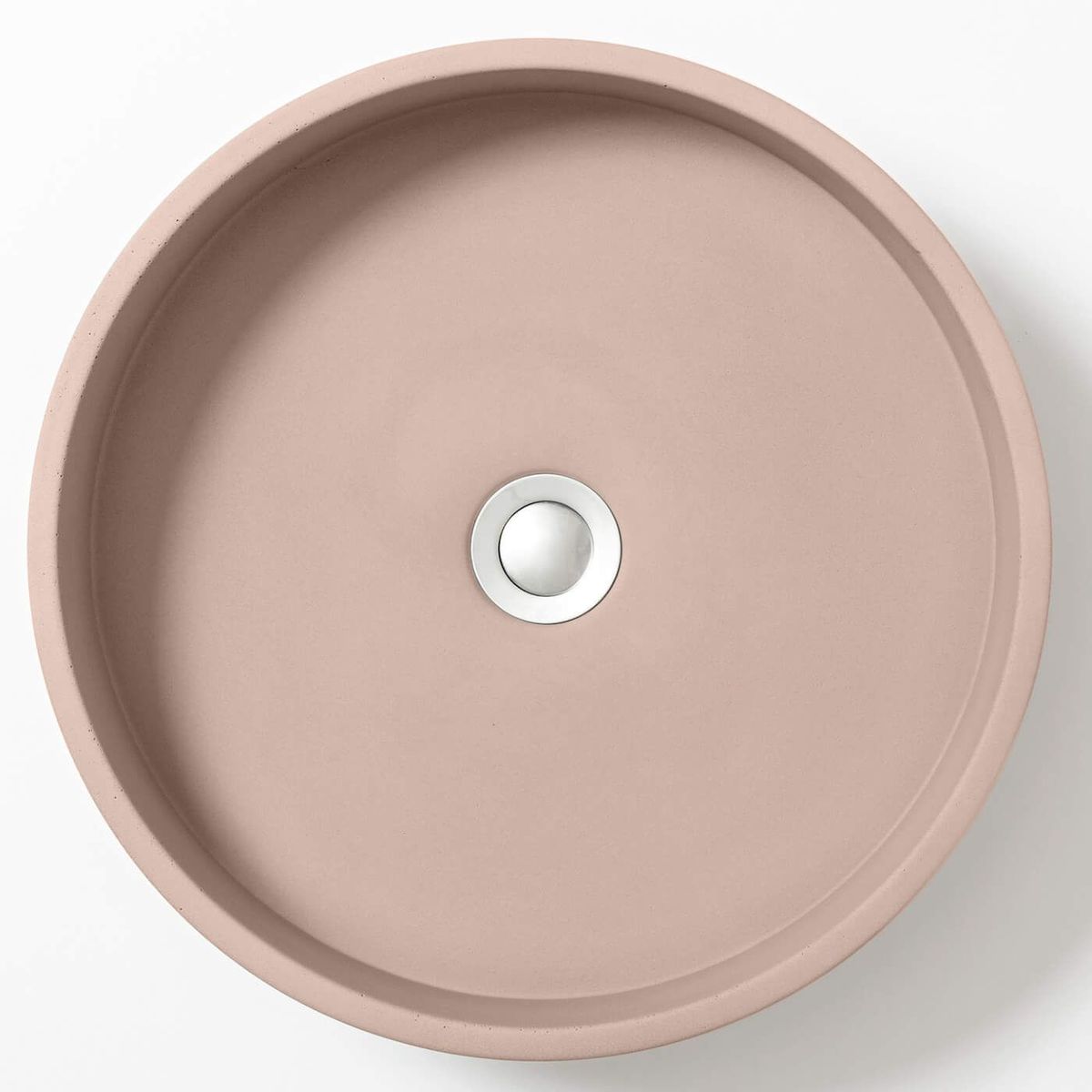 Wirli Cylinder Concrete Wall Mount Basin - Quartz