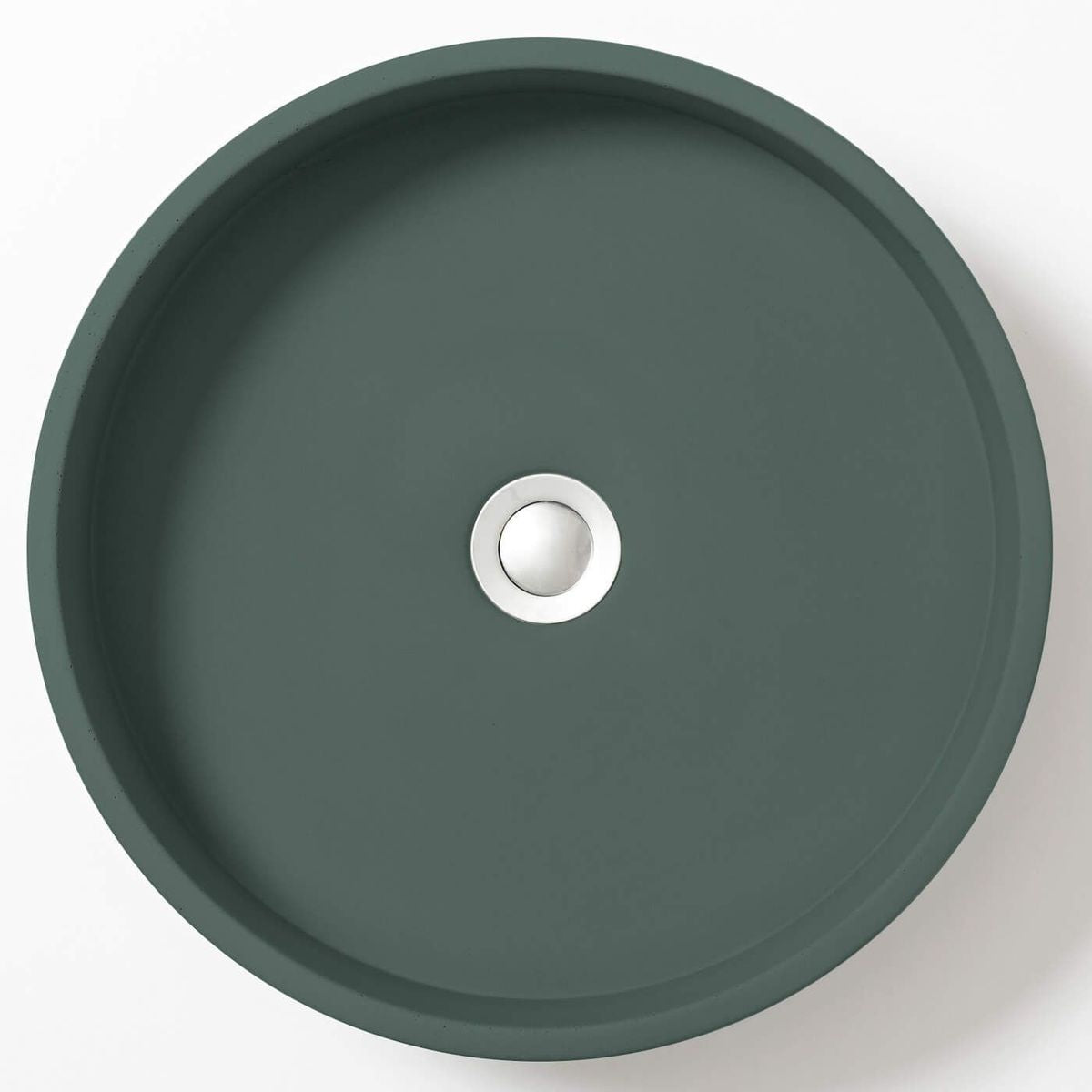 Wirli Cylinder Concrete Wall Mount Basin - Teal