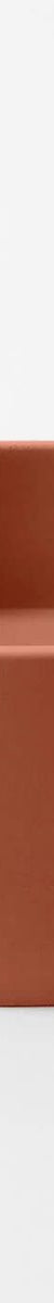 Wirli Cylinder Concrete Vessel Basin - Terracotta