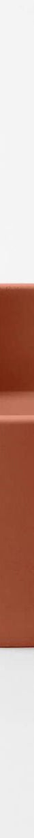Wirli Cylinder Concrete Wall Mount Basin - Terracotta