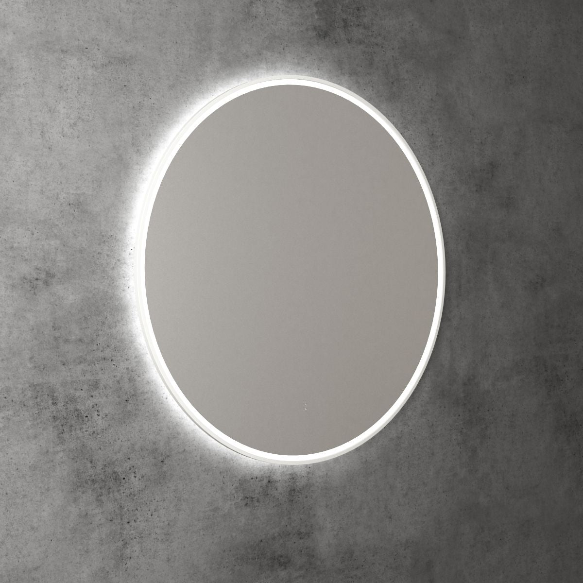 Windsor Round LED Mirror 903x903x36mm - Matte White