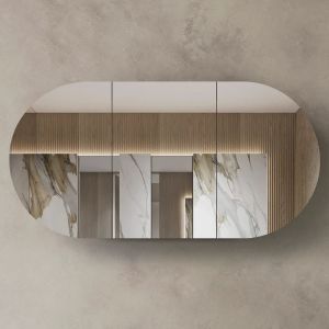 Bondi 1800mm x 900mm Shaving Cabinet - Natural Oak